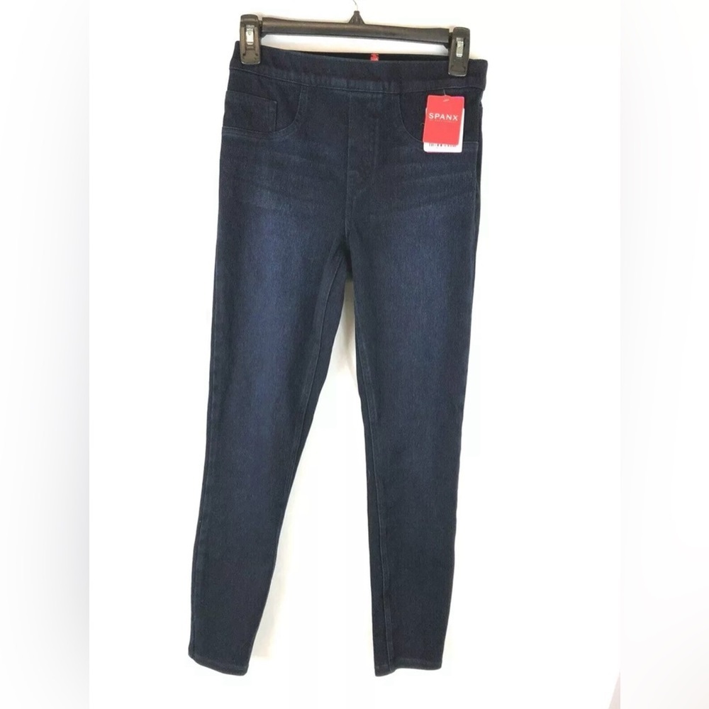 Spanx Cut & Sew Cropped Knit Leggings Womens twilight Size Small